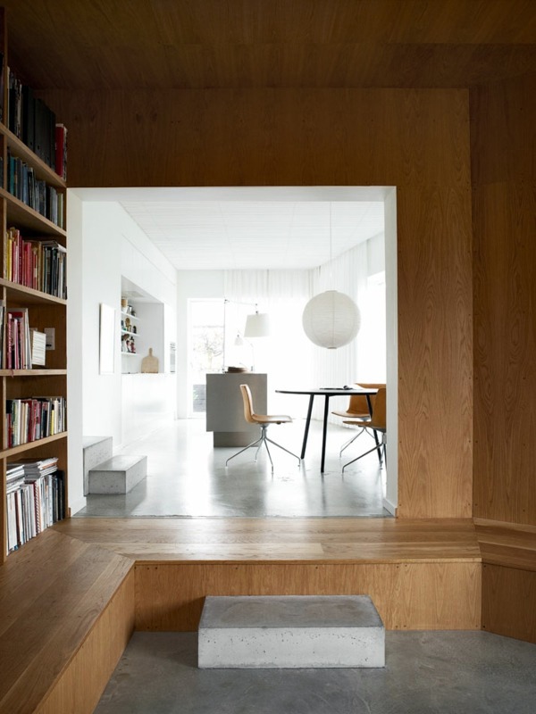 Minimalistic designed summer residence charmed with the simplicity of the interior design