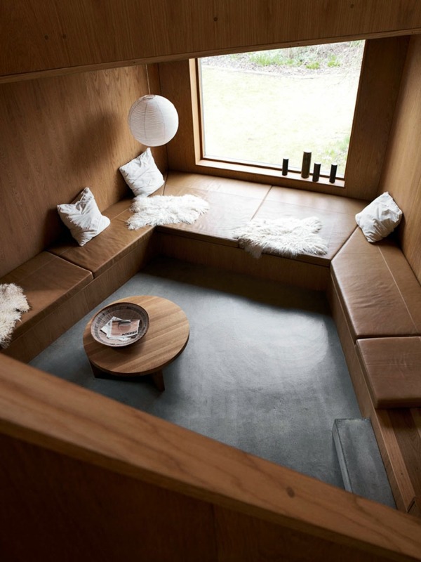 Minimalistic designed summer residence charmed with the simplicity of the interior design
