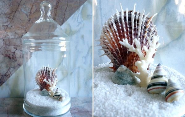 Dekoration - Integrate Maritime decoration and jewelery stones into the living room design