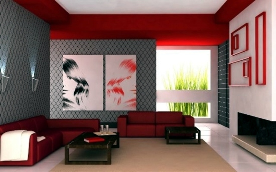Modern Living Room - 50 decorating ideas with a twist
