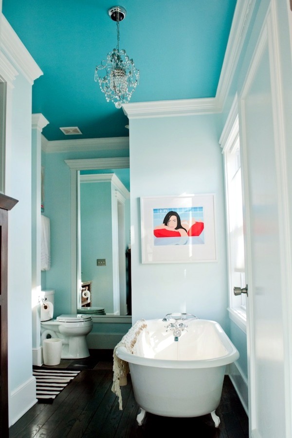Bathroom wall color - fresh ideas for small spaces