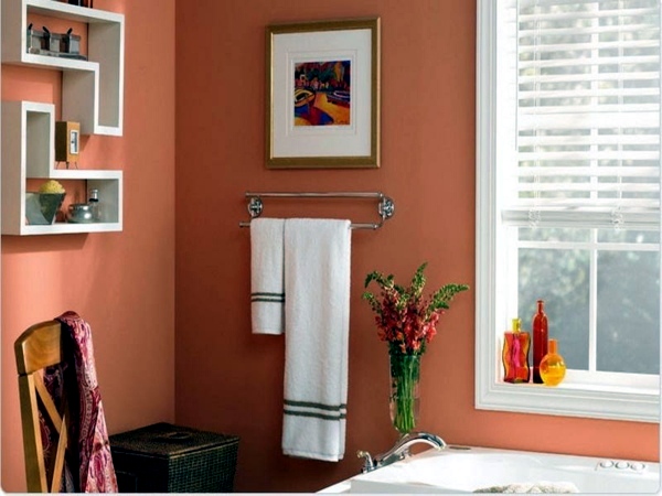 Bathroom wall color - fresh ideas for small spaces
