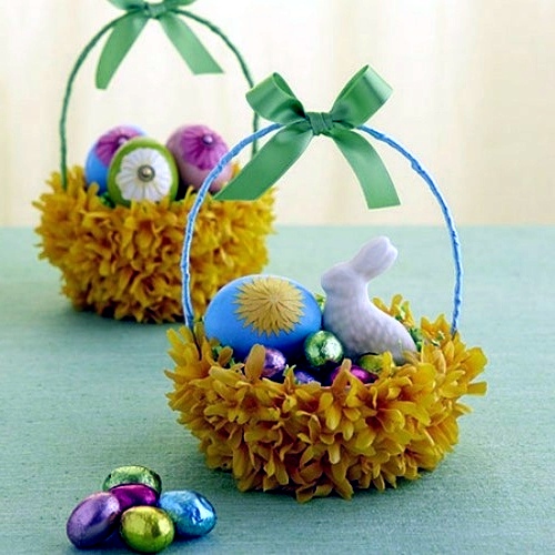 Send DIY ideas on how to craft a festive Easter basket