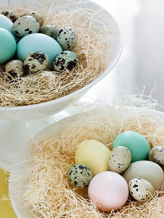 20 easy homemade Easter table decorations and placemats