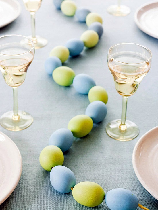 20 easy homemade Easter table decorations and placemats