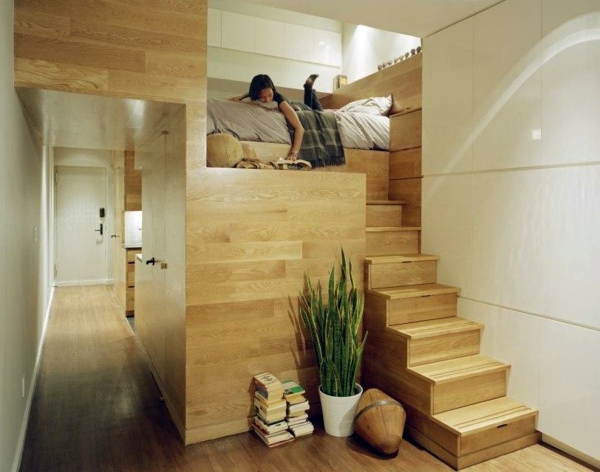 Studio apartment set up - you operate clever with your space