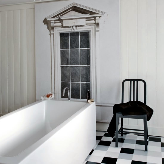 Traditional Black and White Bathroom Ideas Traditional Black and White Bathroom Ideas