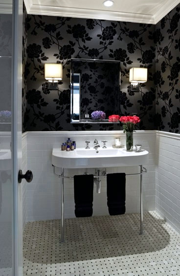 Traditional Black and White Bathroom Ideas Traditional Black and White Bathroom Ideas