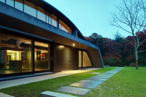Modern house with style sheets