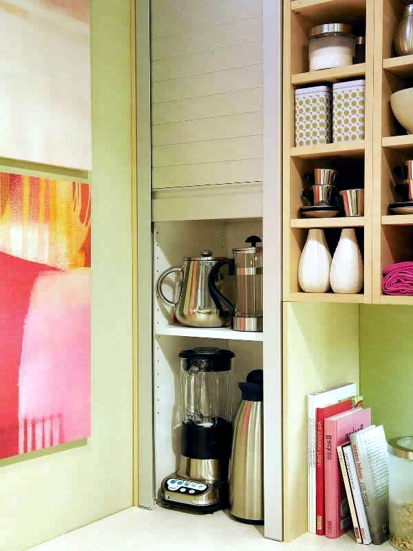 Highly practical, this kitchen