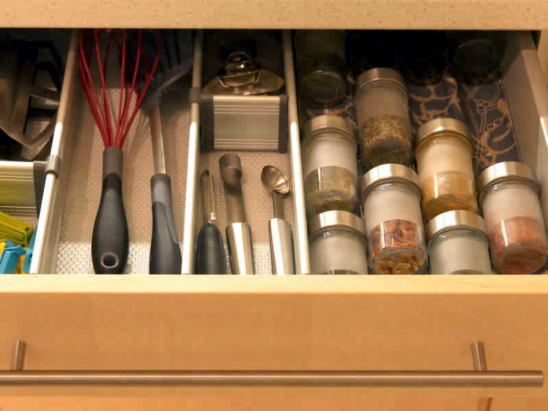 Highly practical, this kitchen