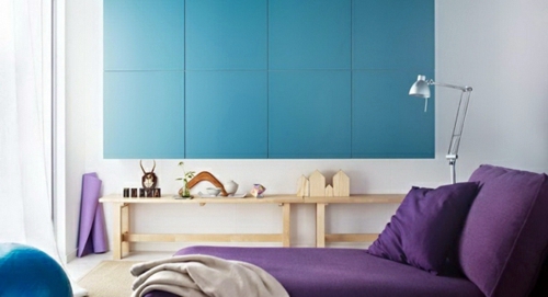 Elegant color scheme at home - beautiful pattern
