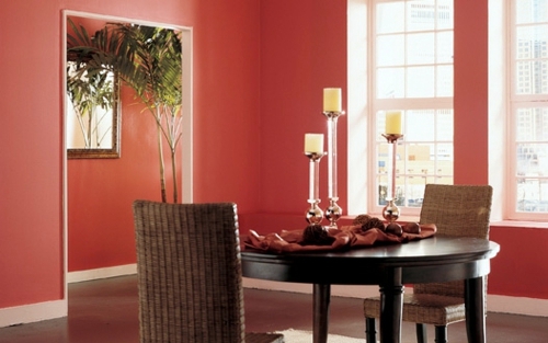 Elegant color scheme at home - beautiful pattern