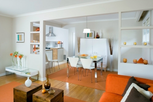 Elegant color scheme at home - beautiful pattern