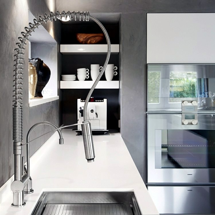 Stainless steel kitchen faucet - How can you set up your modern kitchen