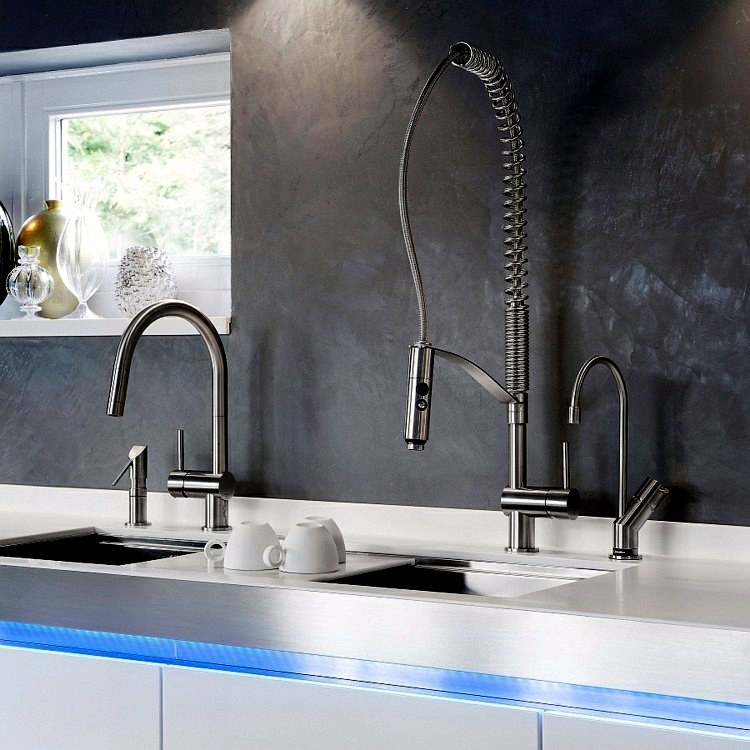 Stainless steel kitchen faucet - How can you set up your modern kitchen