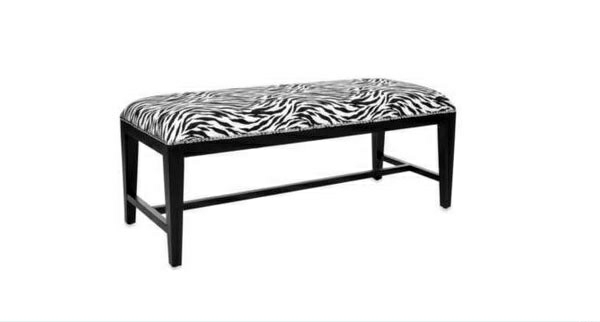 A bedroom bench with animal pattern is one of the coolest bedroom furniture at all A bedroom bench with animal pattern is one of the coolest bedroom furniture at all
