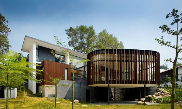 Moderne Architektur - Contemporary house in Singapore - Screen House by the architect K2LD