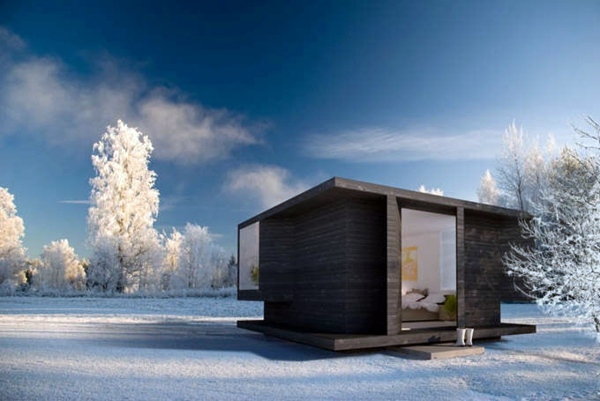 Wooden bungalow prefab house - 50 highly modern wood and log homes