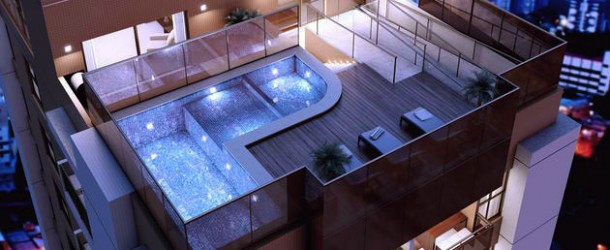 Pool - A stunning roof terrace design - 15 rooftop pools that will look just
