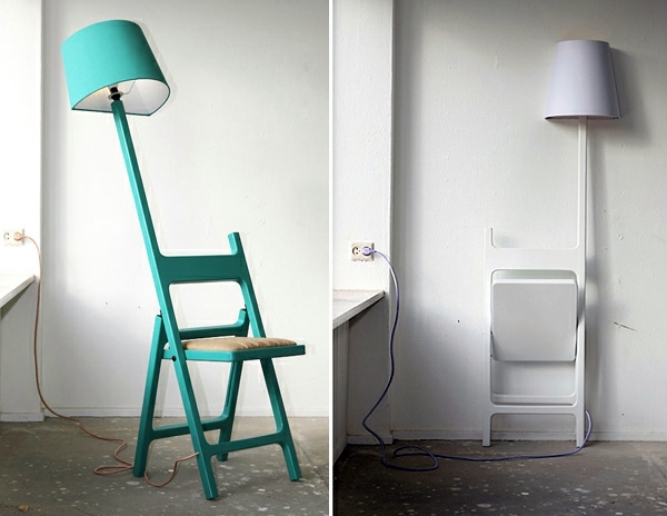 Designer lamp and chair combined in one - extraordinary idea of ​​Nieuwe Heren