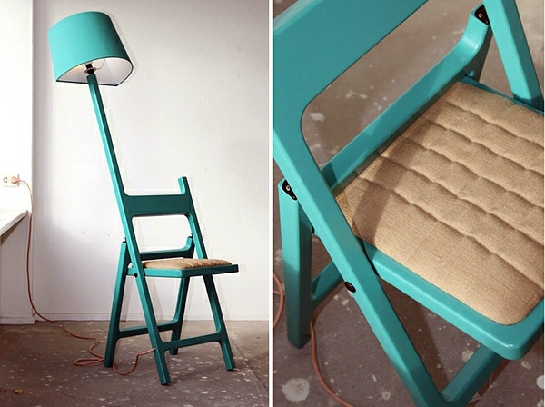 Designer lamp and chair combined in one - extraordinary idea of ​​Nieuwe Heren