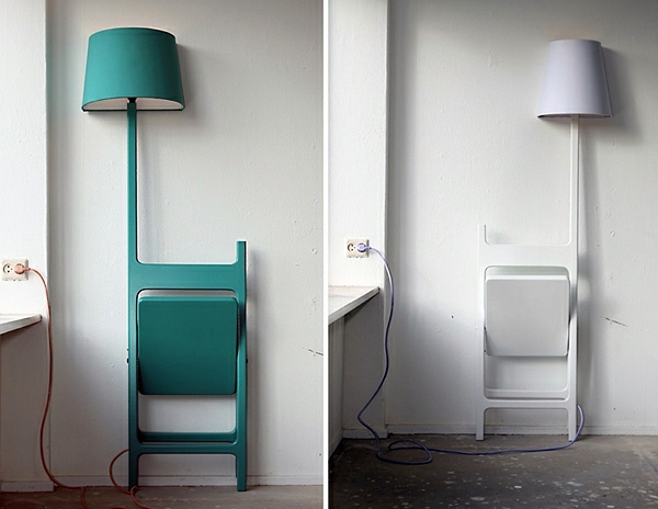 Designer lamp and chair combined in one - extraordinary idea of Nieuwe Heren Designer lamp and chair combined in one - extraordinary idea of Nieuwe Heren