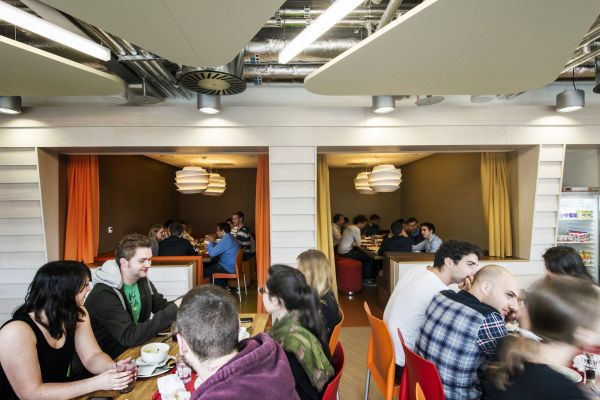 The new Google campus management in the old town of Dublin