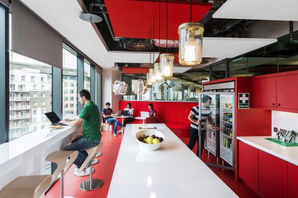 The new Google campus management in the old town of Dublin