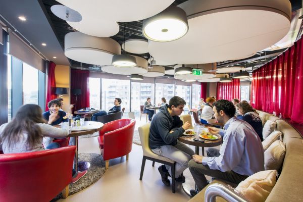 The new Google campus management in the old town of Dublin