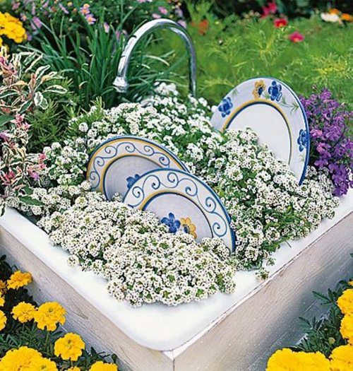 Garden decoration make yourself