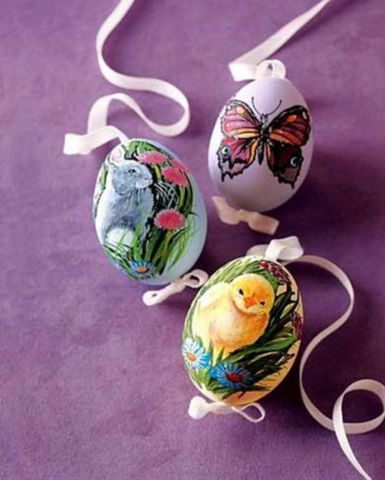 Easter Decoration Ideas With Brightly Painted And Splendidly