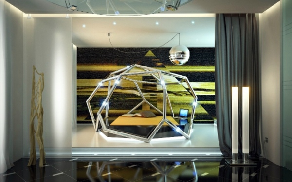 26 Futuristic Bedroom Designs