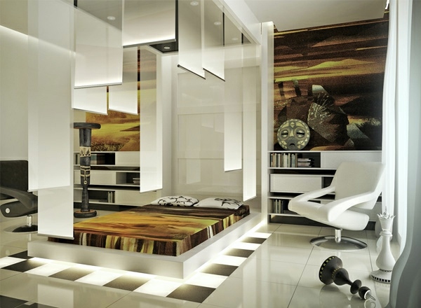 26 Futuristic Bedroom Designs