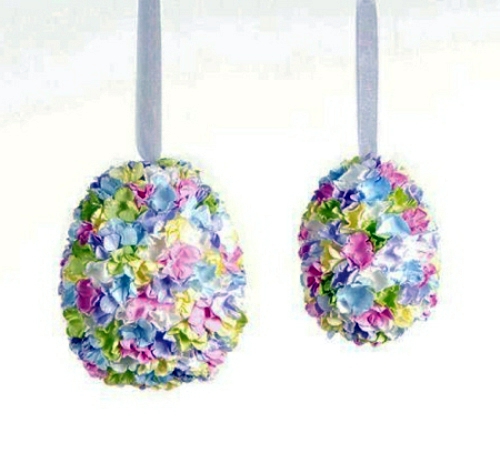 How to decorate your Easter eggs with textiles