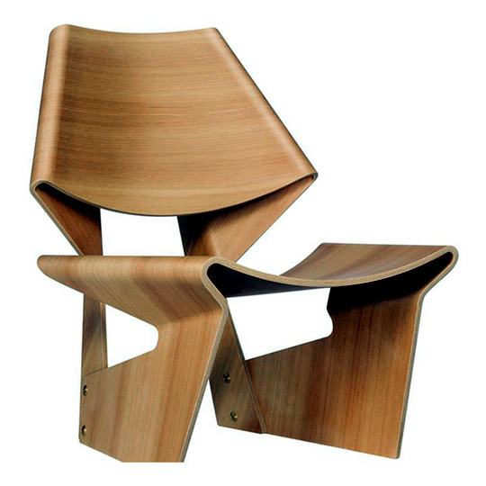 Molded plywood chairs and tables