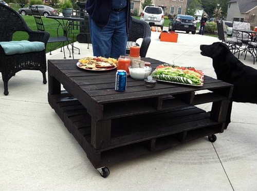 Furniture from wood pallets - 46 unique tips for you