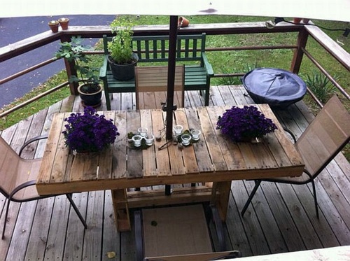 Furniture from wood pallets - 46 unique tips for you