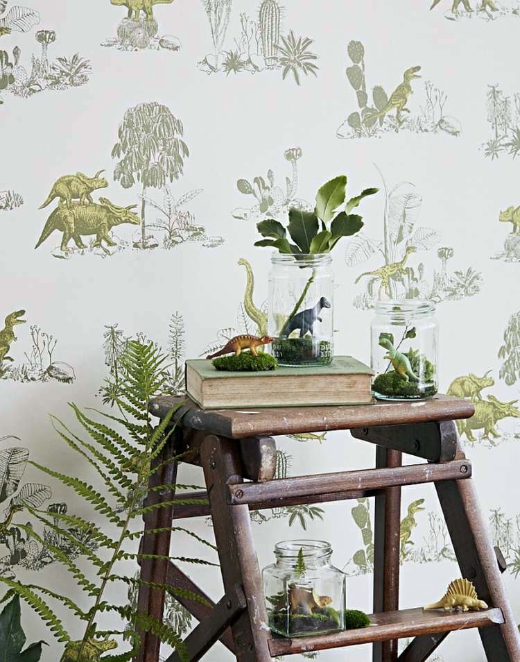 Nursery Wall Decal - liven up the room with dinosaur pictures