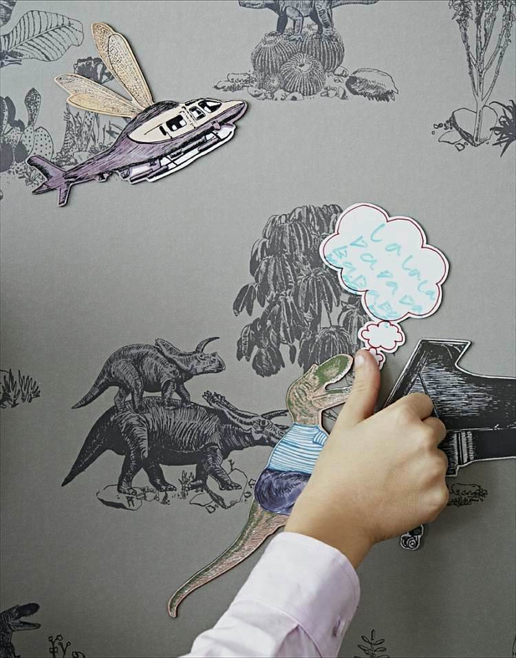 Nursery Wall Decal - liven up the room with dinosaur pictures