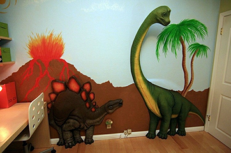 Nursery Wall Decal - liven up the room with dinosaur pictures