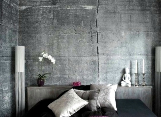 Unusual wallpapers in concrete look