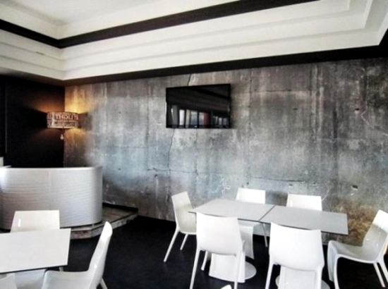 Unusual wallpapers in concrete look