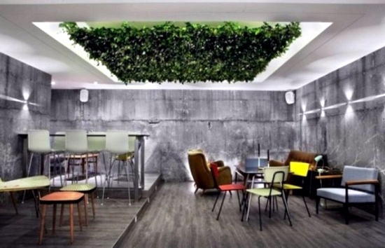 Unusual wallpapers in concrete look