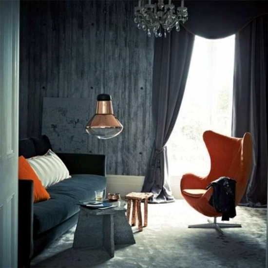 Unusual wallpapers in concrete look