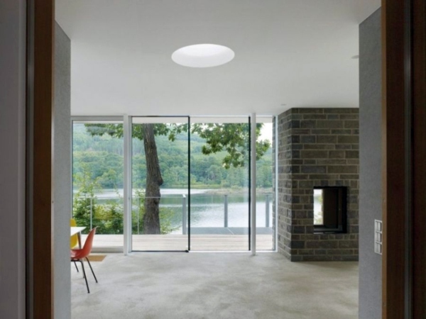 Modern mountain hut in Germany offers beautiful lake views