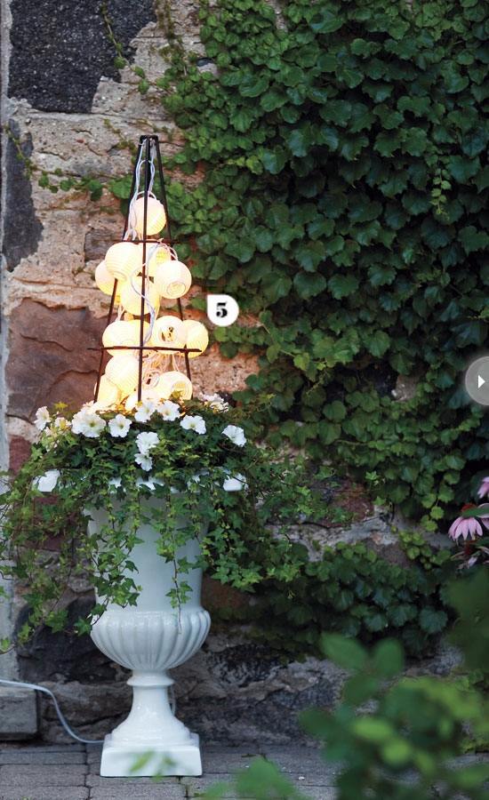 Cool Ideas for indirect lighting in the garden - Brighten the nights in the open!