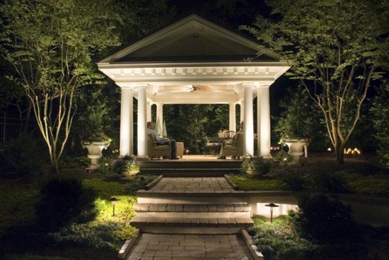 Cool Ideas for indirect lighting in the garden - Brighten the nights in the open!