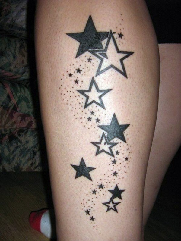 Tattoo Stars - Meaning and cool designs in pictures