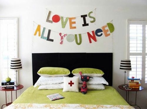 12 Decoration ideas with words - Express your emotions!